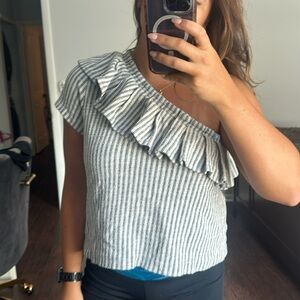 Club Monaco One Shoulder Top